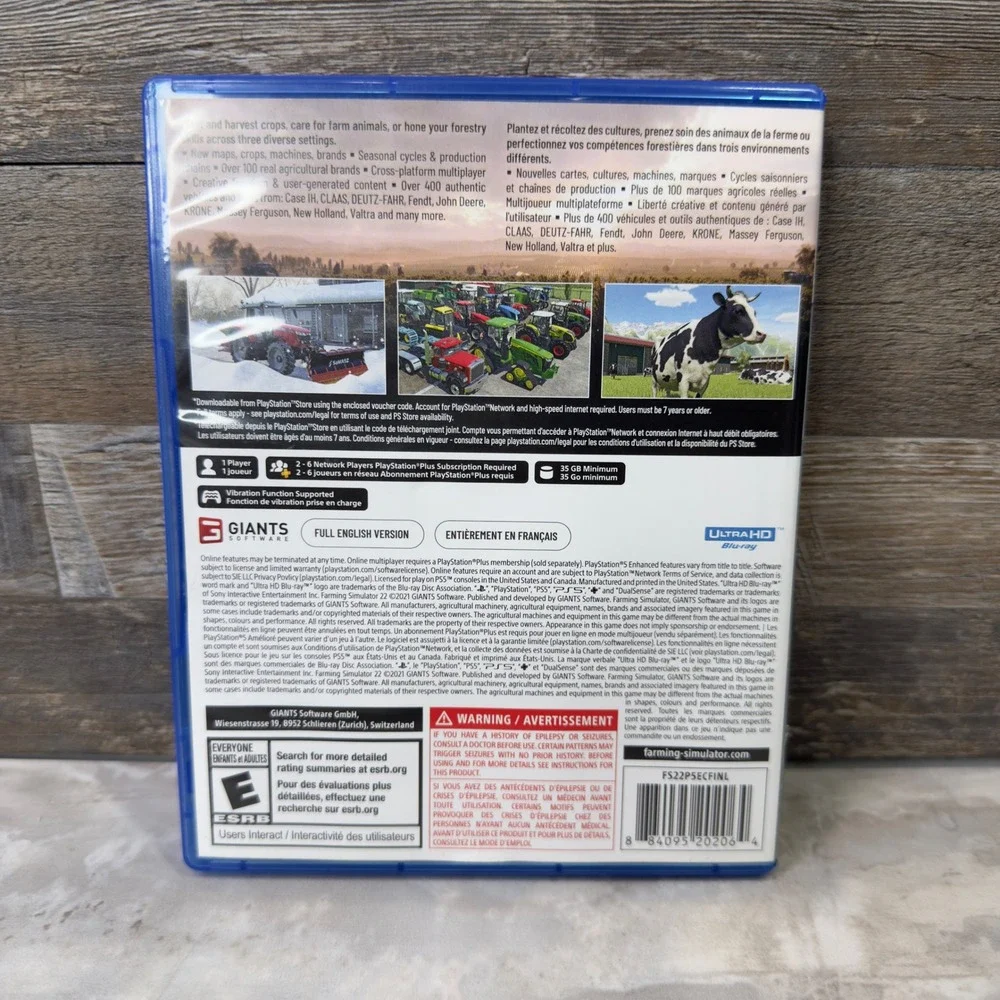 Farming Simulator 22 PS5 (PlayStation 5) Brand New UNSEALED